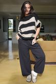 Scamp Leopard Demi Bloom Pant Navy /5 =